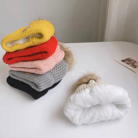 Cute 2Pcs children hat and scarf set - Picture 2 of 3